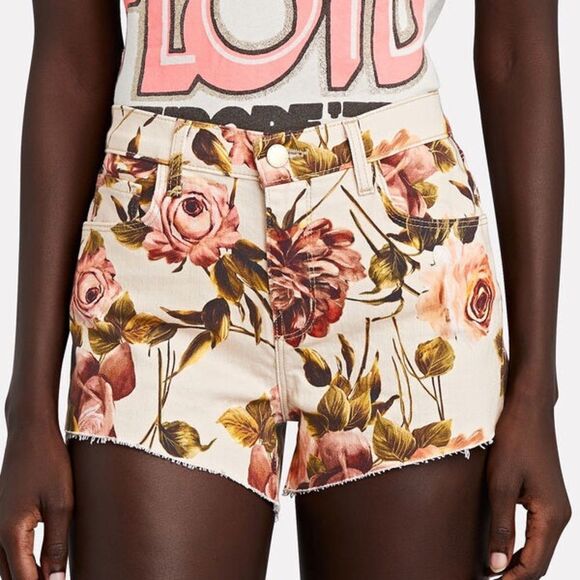 L'AGENCE Audrey Cut-Off Denim Shorts, NWOT - Picture 1 of 7